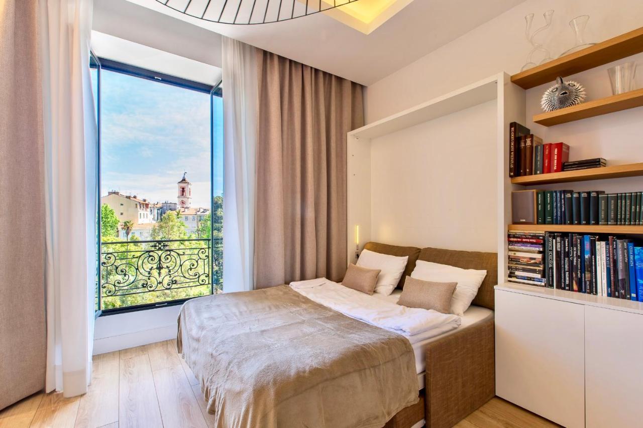 Grand H -F2, Face Vieux- Nice, Terrasse, Ascenseur, Climatisation, Terrace - Nice City Center Экстерьер фото