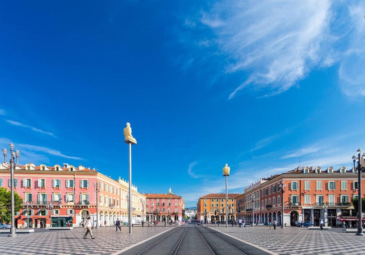Grand H -F2, Face Vieux- Nice, Terrasse, Ascenseur, Climatisation, Terrace - Nice City Center Экстерьер фото